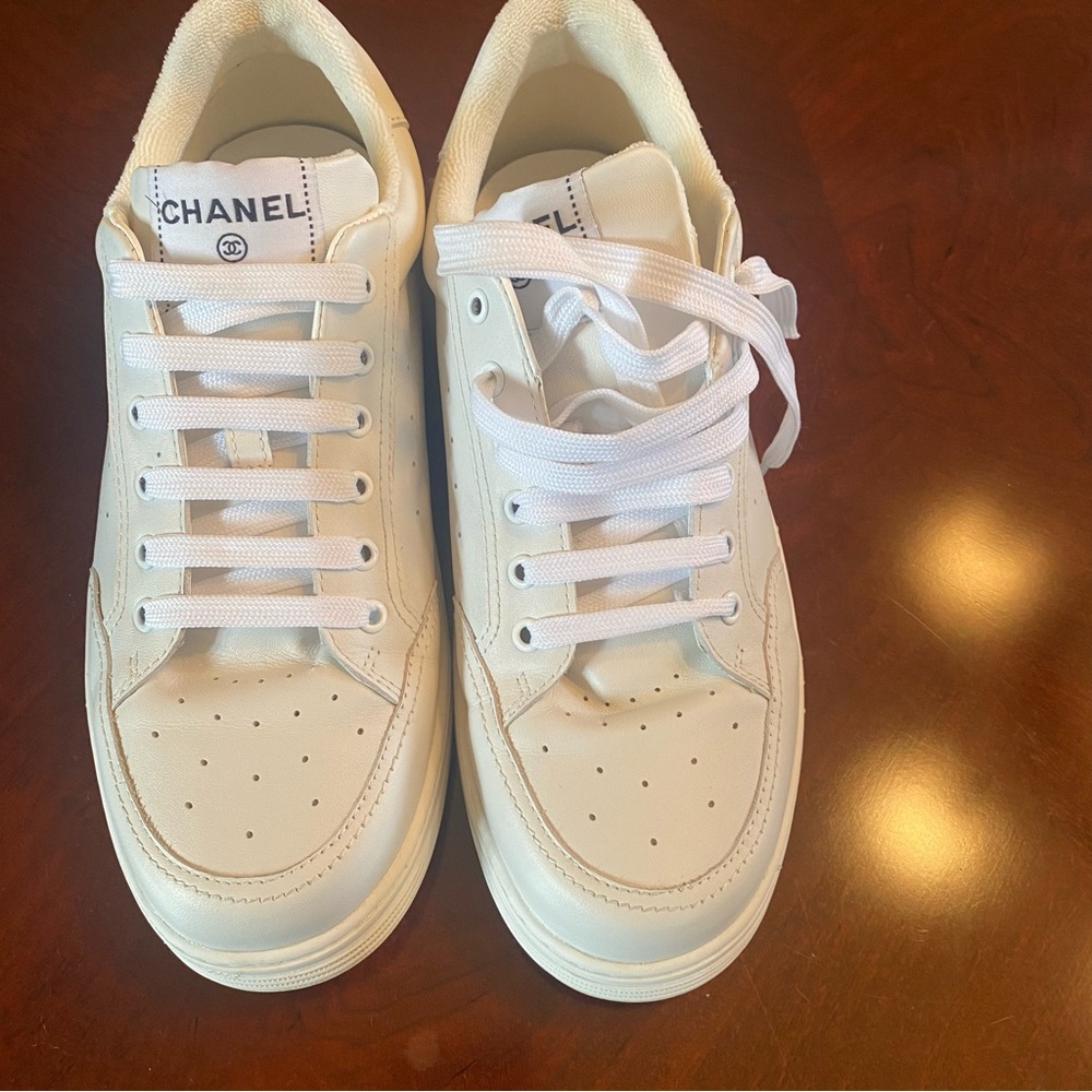 White sneakers
